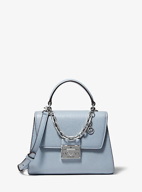 Serena Small Pebbled Leather Satchel