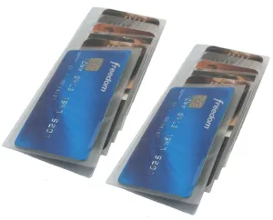 Set of 2- Heavy Duty 10 Pages Secretary Long Wallet Inserts MADE IN USA