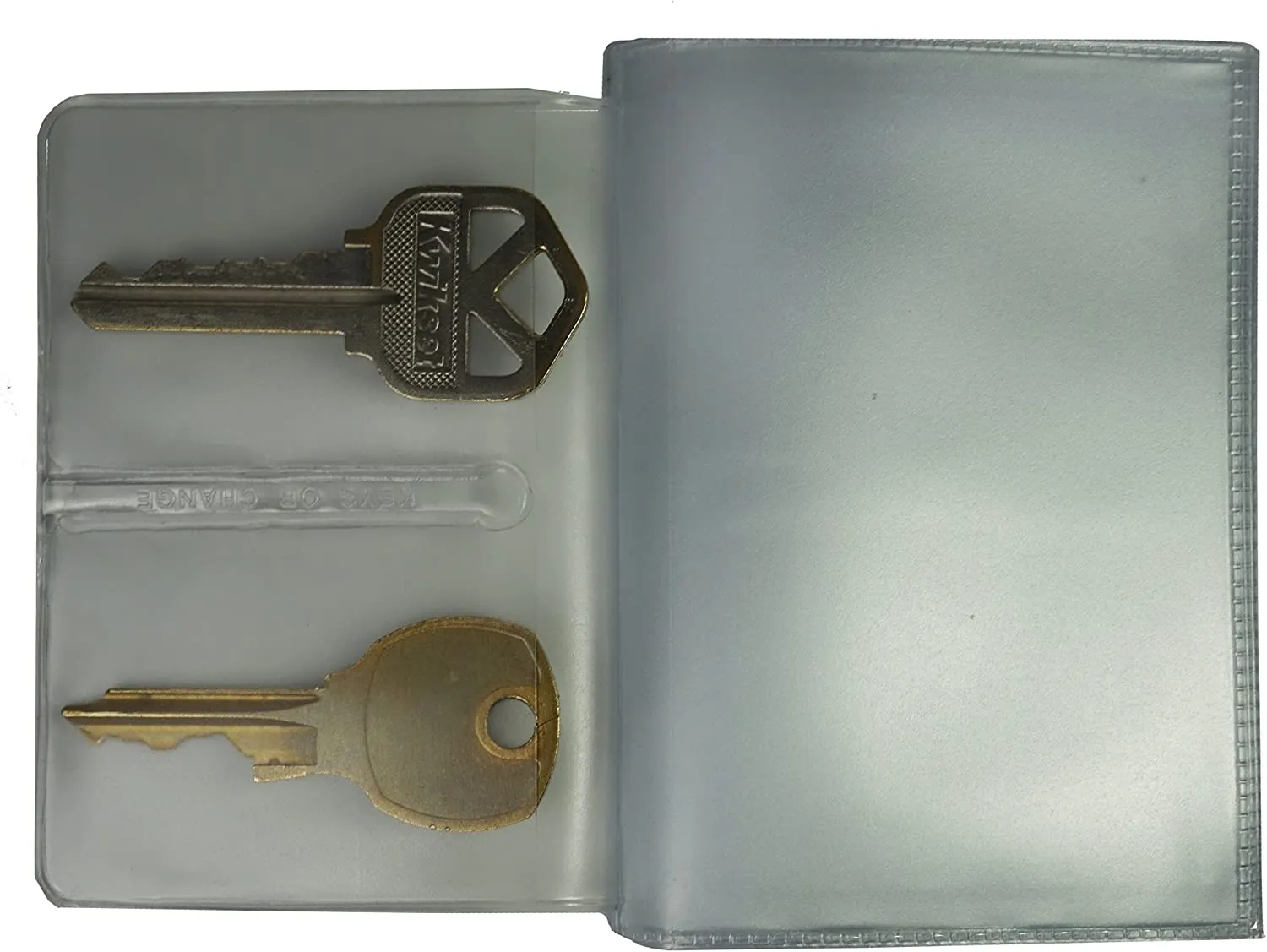 Set of 2 Heavy Duty Vinyl 6 Pages Insert with Key Pages for Bifold or Trifolds Wallet Made in USA