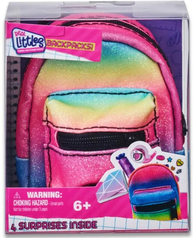 Shopkins Real Littles Backpack Series 2 (Complete set of 6)