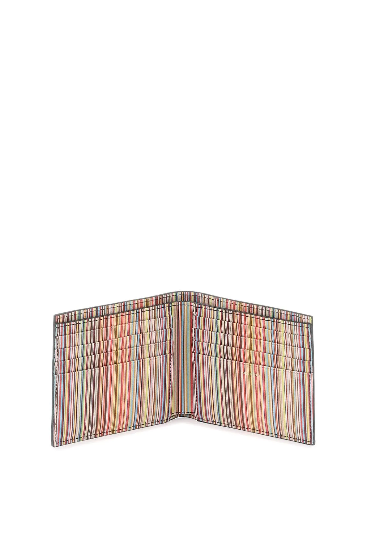 signature stripe bifold wallet M1A 4832 BMULTI BLACK