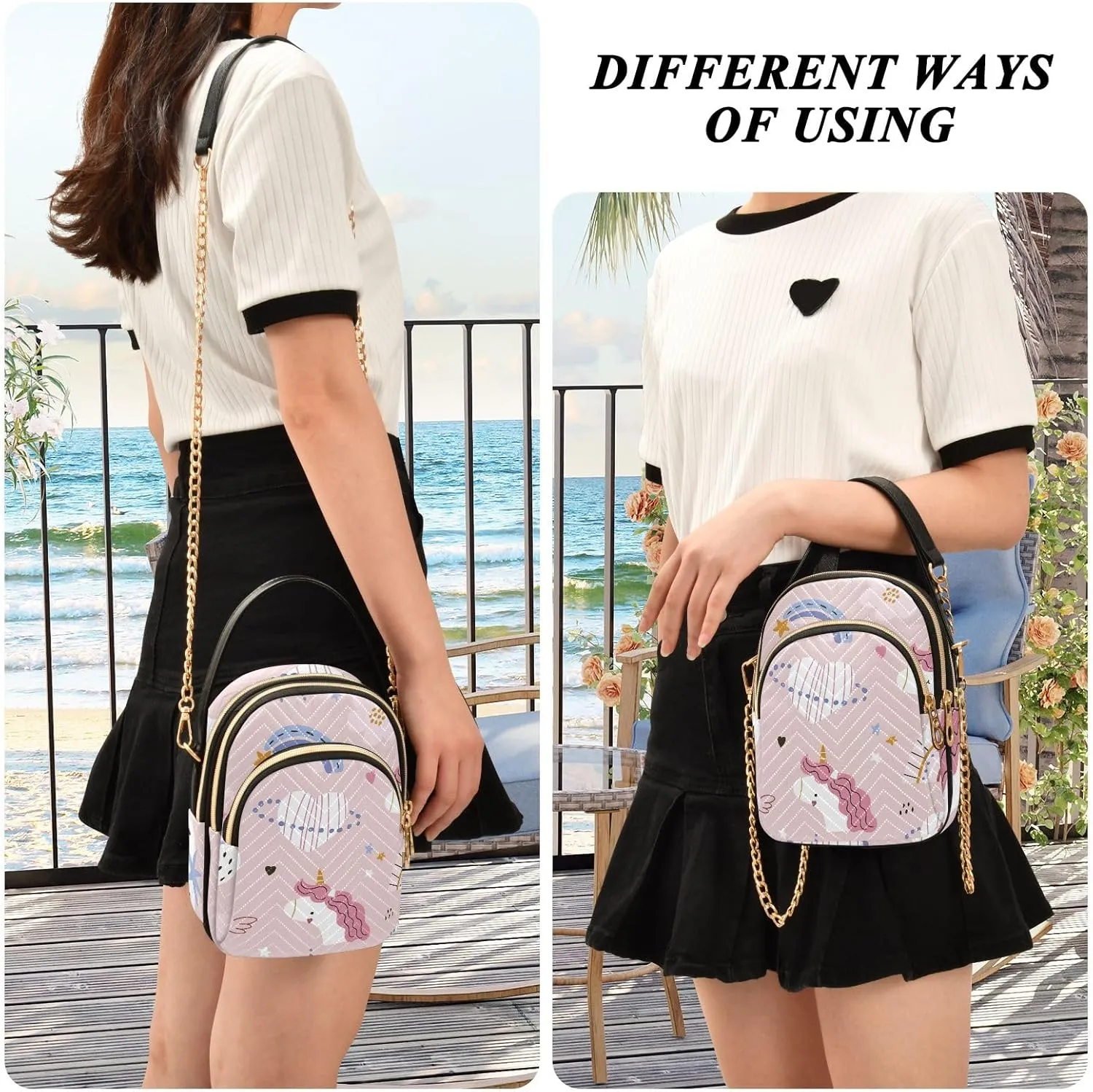Skull Graphic Design Shoulder Bags Quilted Handbag