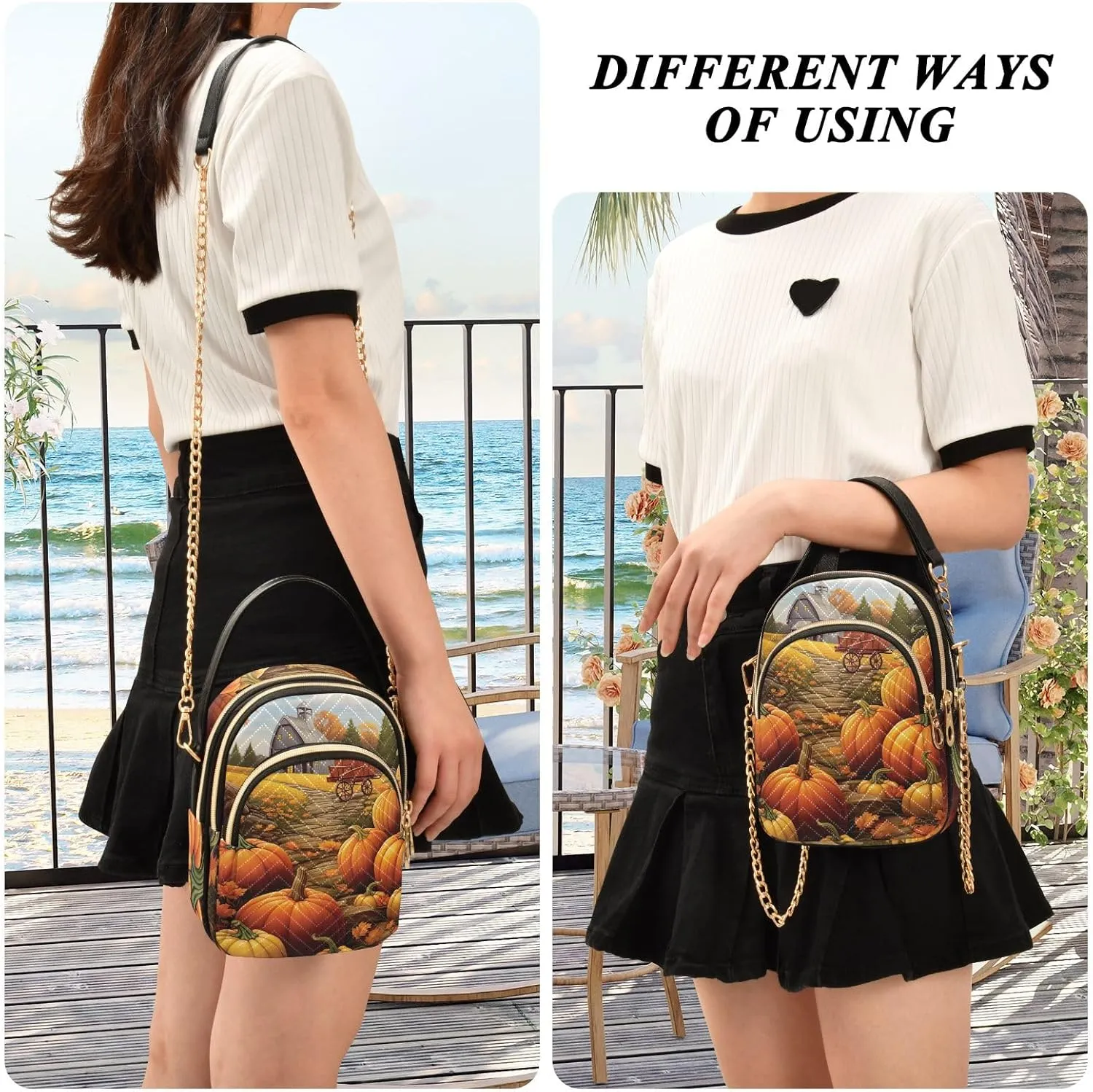 Skull Graphic Design Shoulder Bags Quilted Handbag
