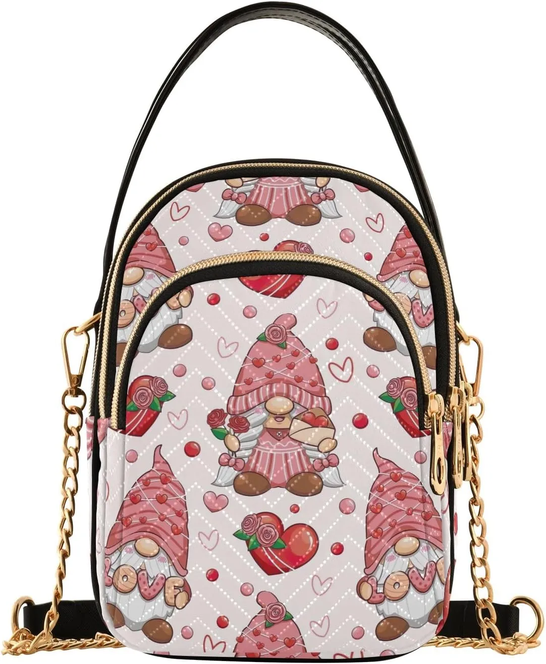 Skull Graphic Design Shoulder Bags Quilted Handbag