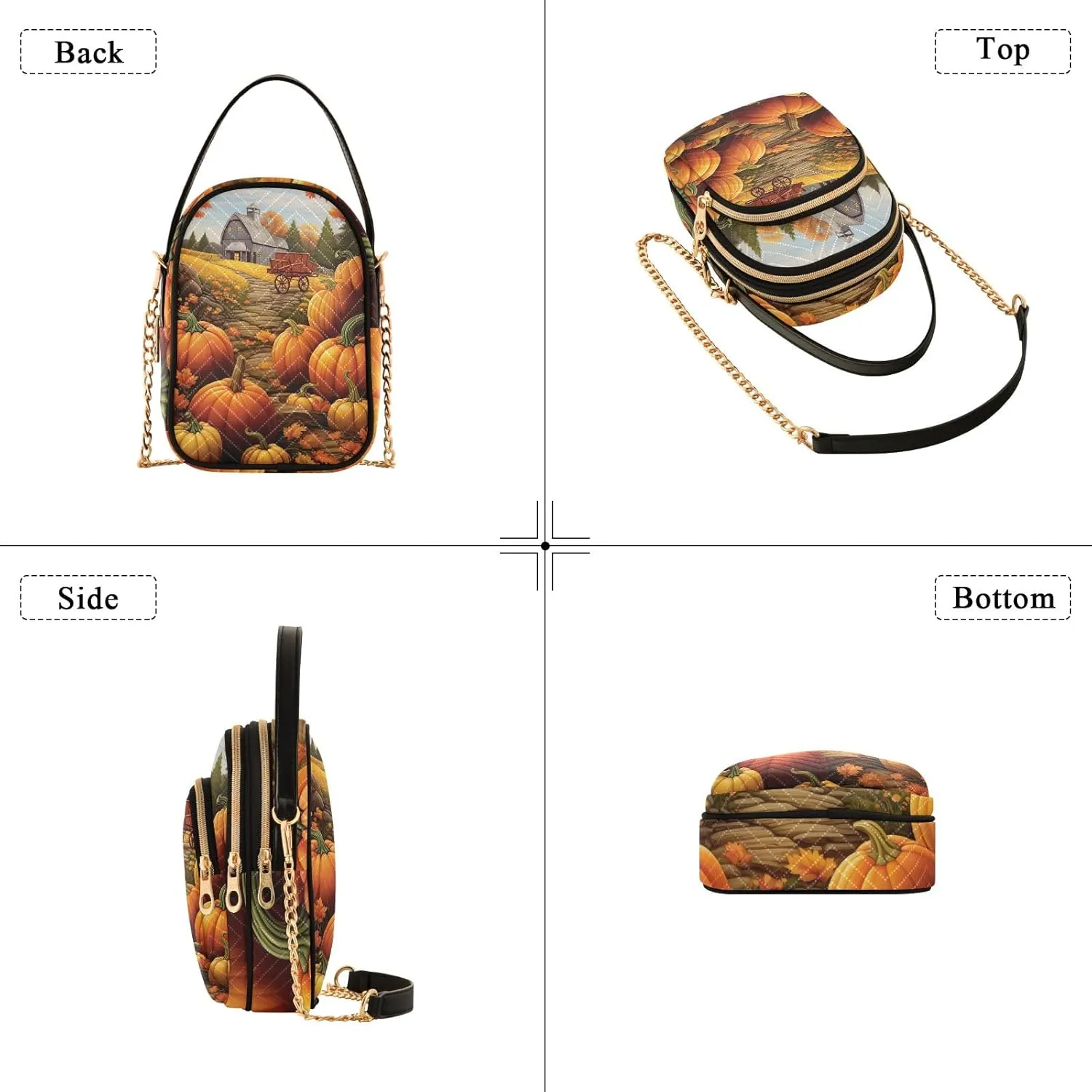 Skull Graphic Design Shoulder Bags Quilted Handbag