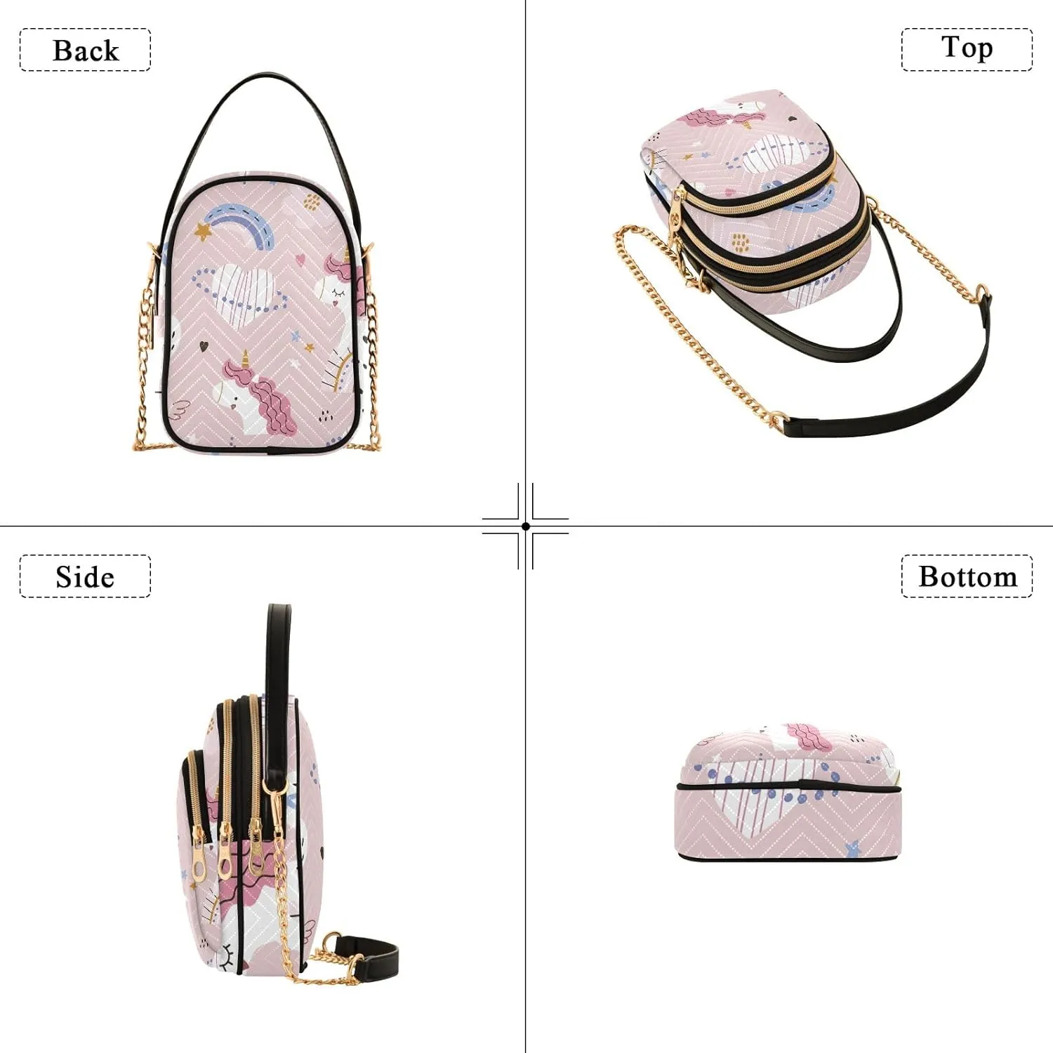 Skull Graphic Design Shoulder Bags Quilted Handbag