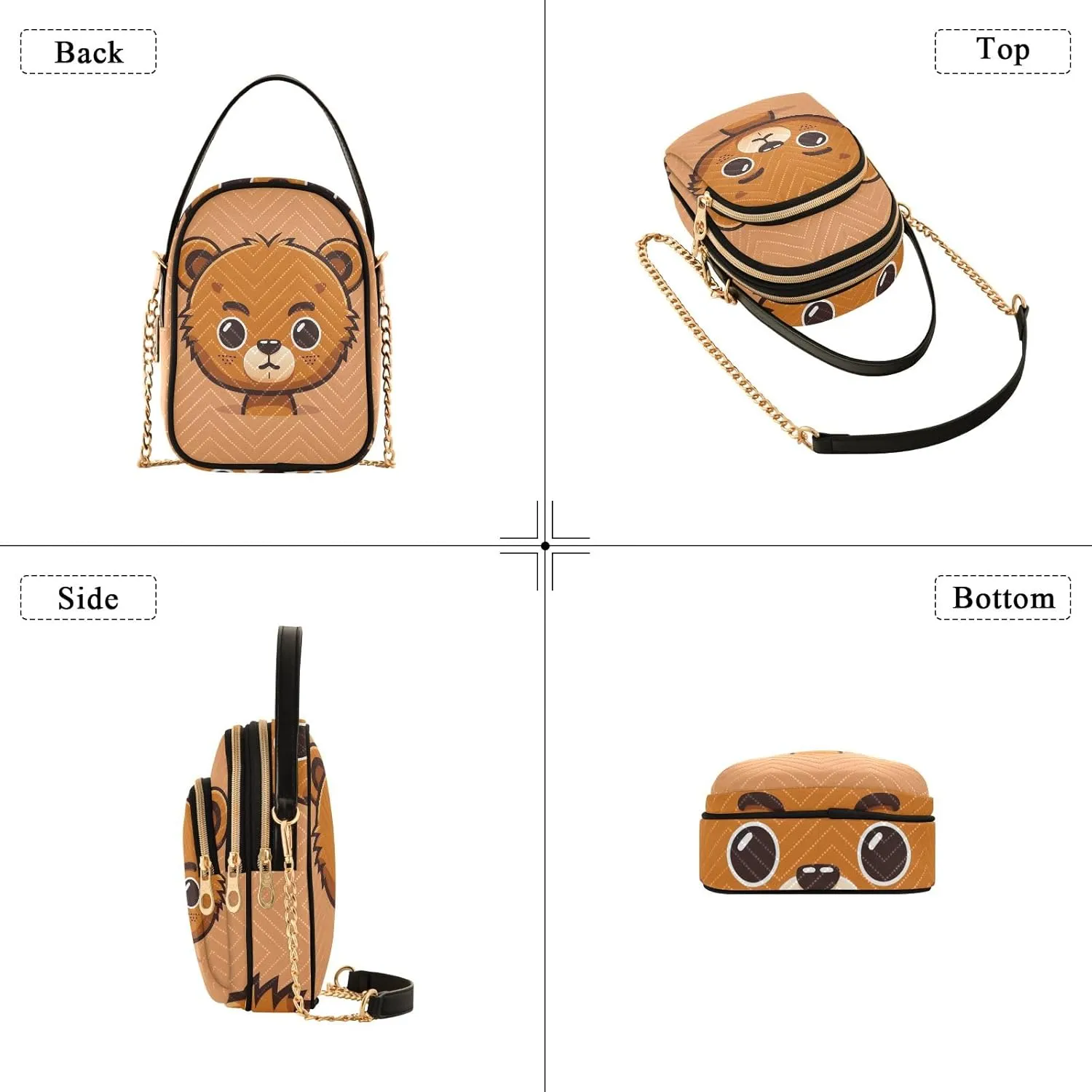 Skull Graphic Design Shoulder Bags Quilted Handbag