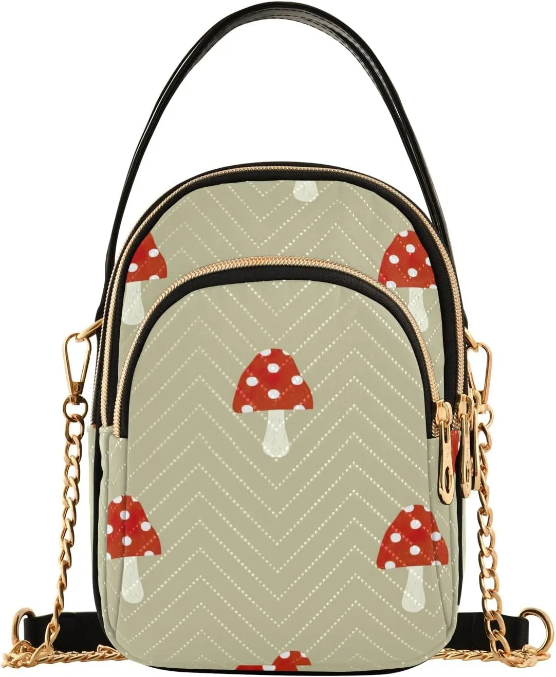 Skull Graphic Design Shoulder Bags Quilted Handbag