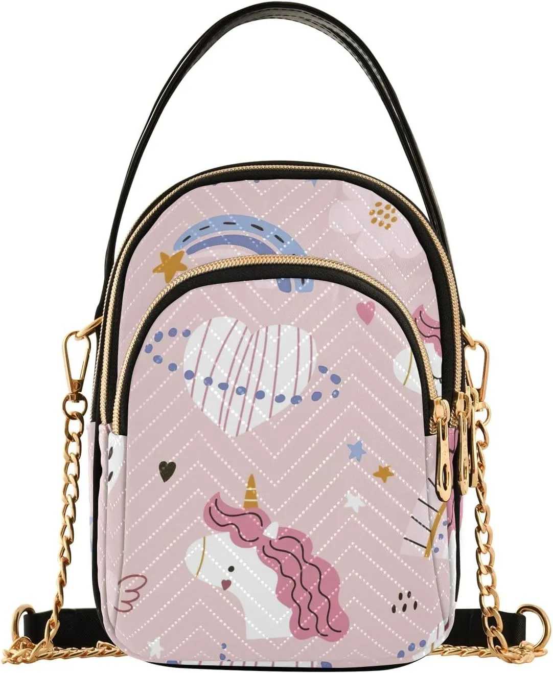 Skull Graphic Design Shoulder Bags Quilted Handbag