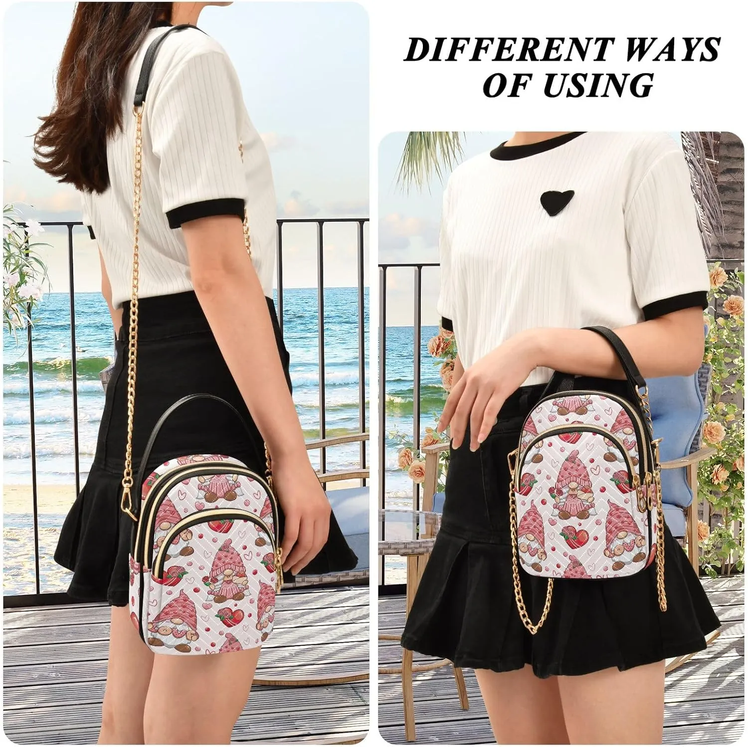 Skull Graphic Design Shoulder Bags Quilted Handbag