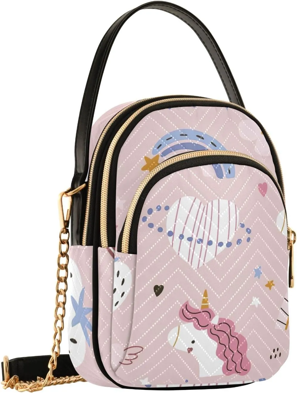 Skull Graphic Design Shoulder Bags Quilted Handbag