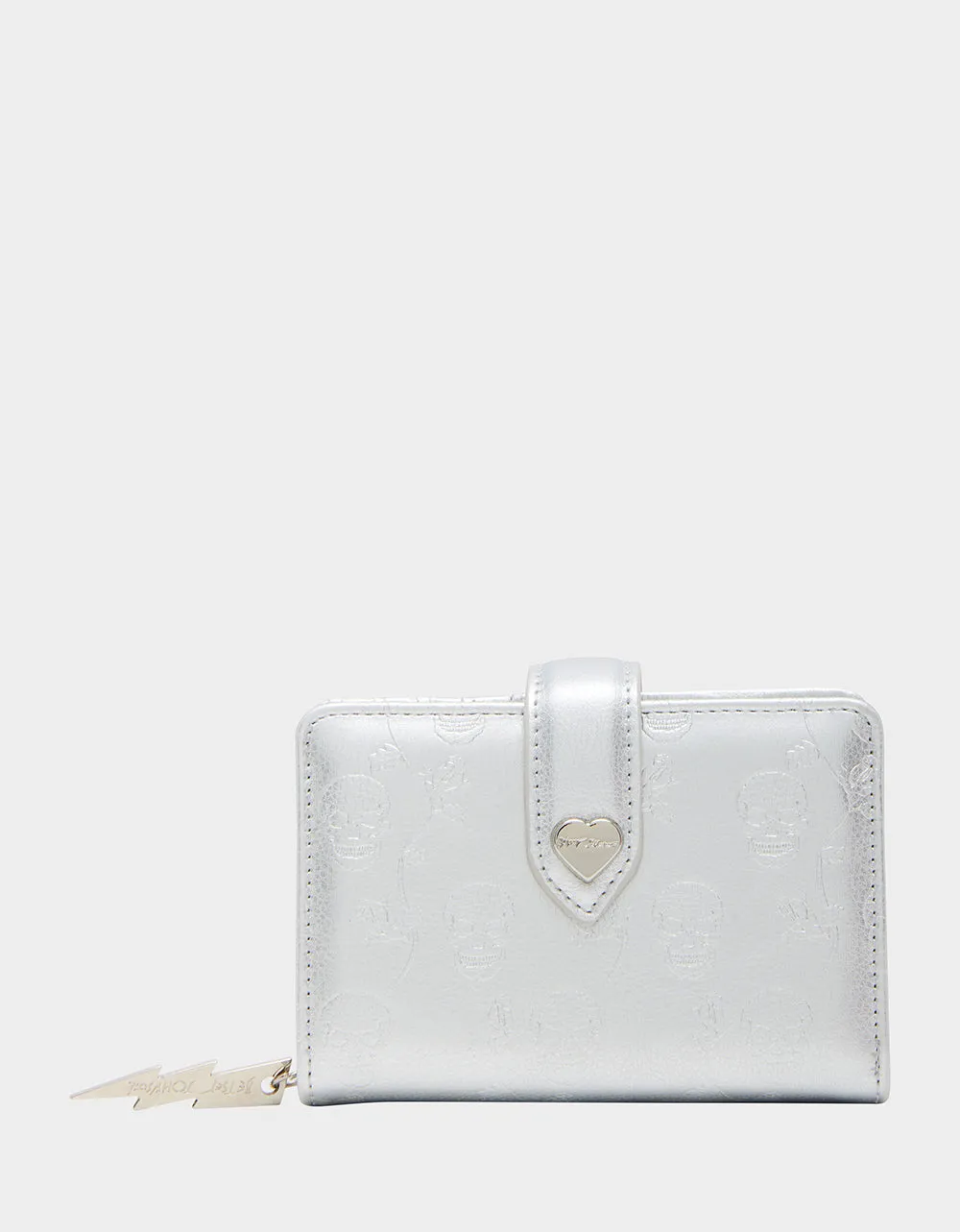 SKULLS & ROSES WALLET SILVER