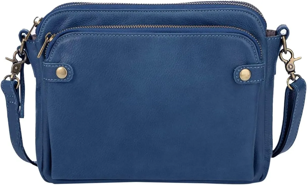 Sling Bags for Women Anti Theft Travel Waterproof Nylon Crossbody Bags for Woman Trendy Spring Purse 2025(Blue)