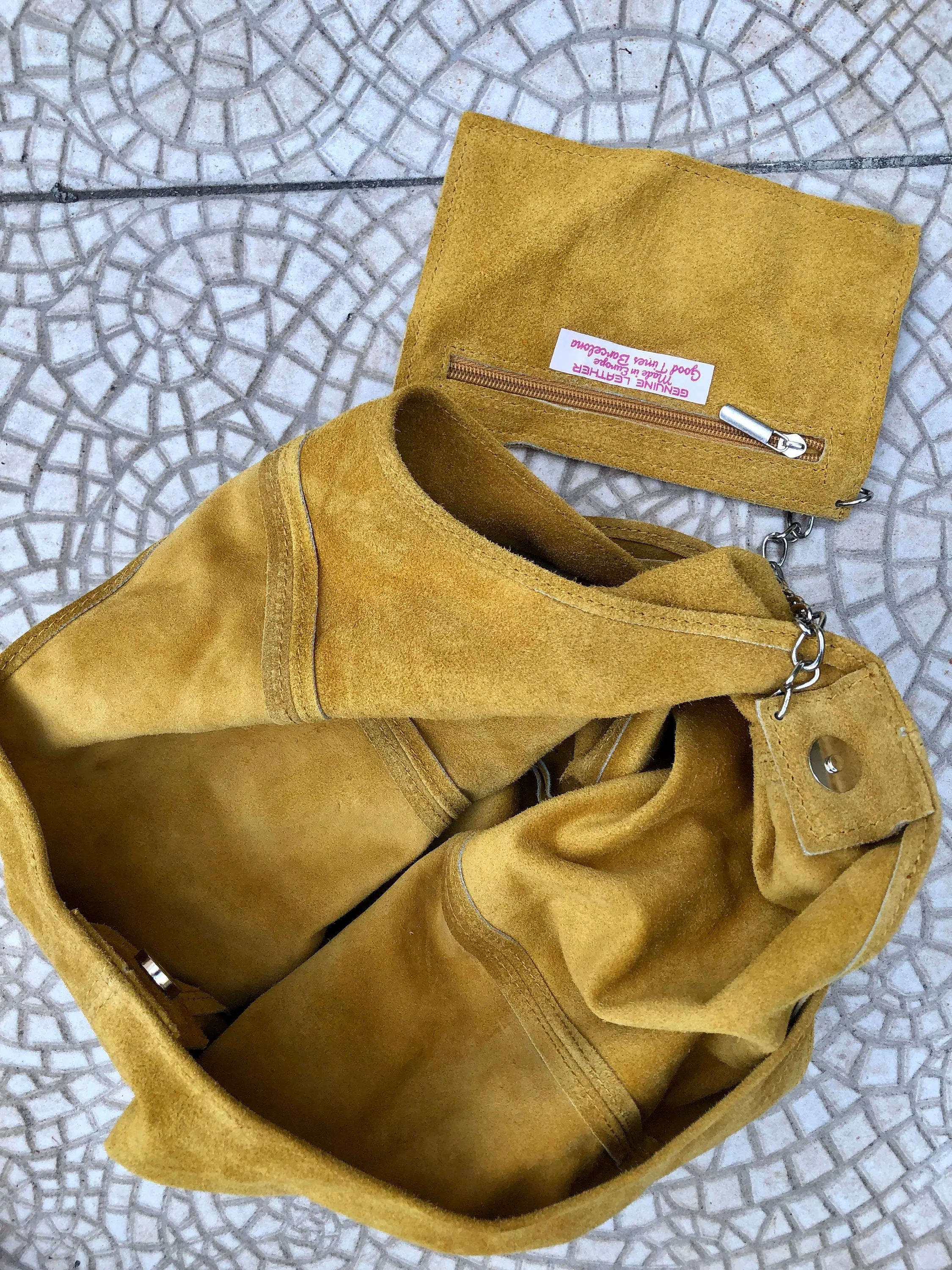 Slouch bag. Large TOTE leather bag in MUSTARD yellow. Soft natural suede, genuine hobo leather bag. MUSTARD yellow suede bag.Hobo,laptop bag