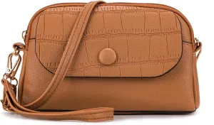 Small Cross Body Bag for Woman Crossbody Wallet Purse Mini handbags with Wristlet Strap