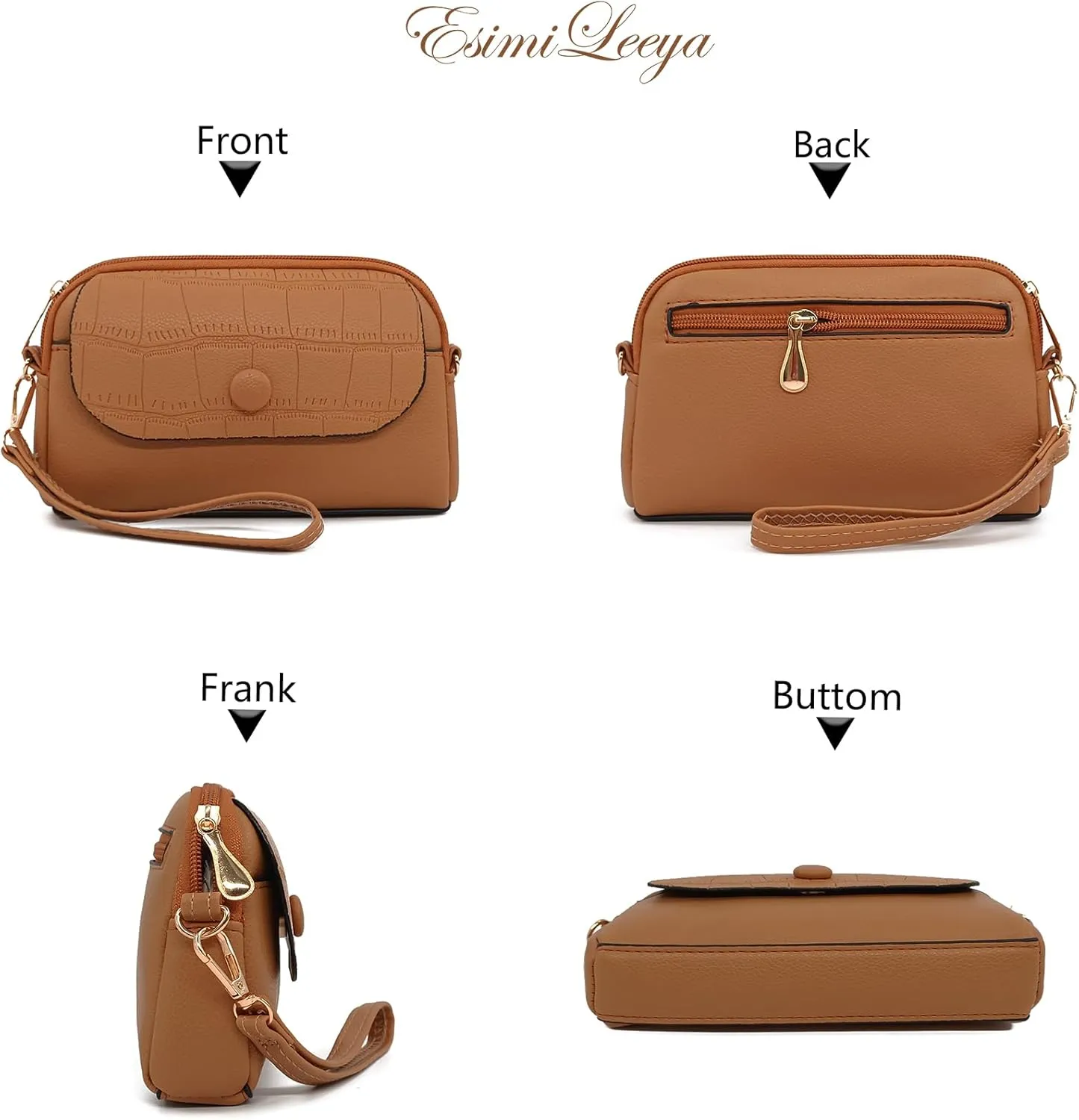 Small Cross Body Bag for Woman Crossbody Wallet Purse Mini handbags with Wristlet Strap