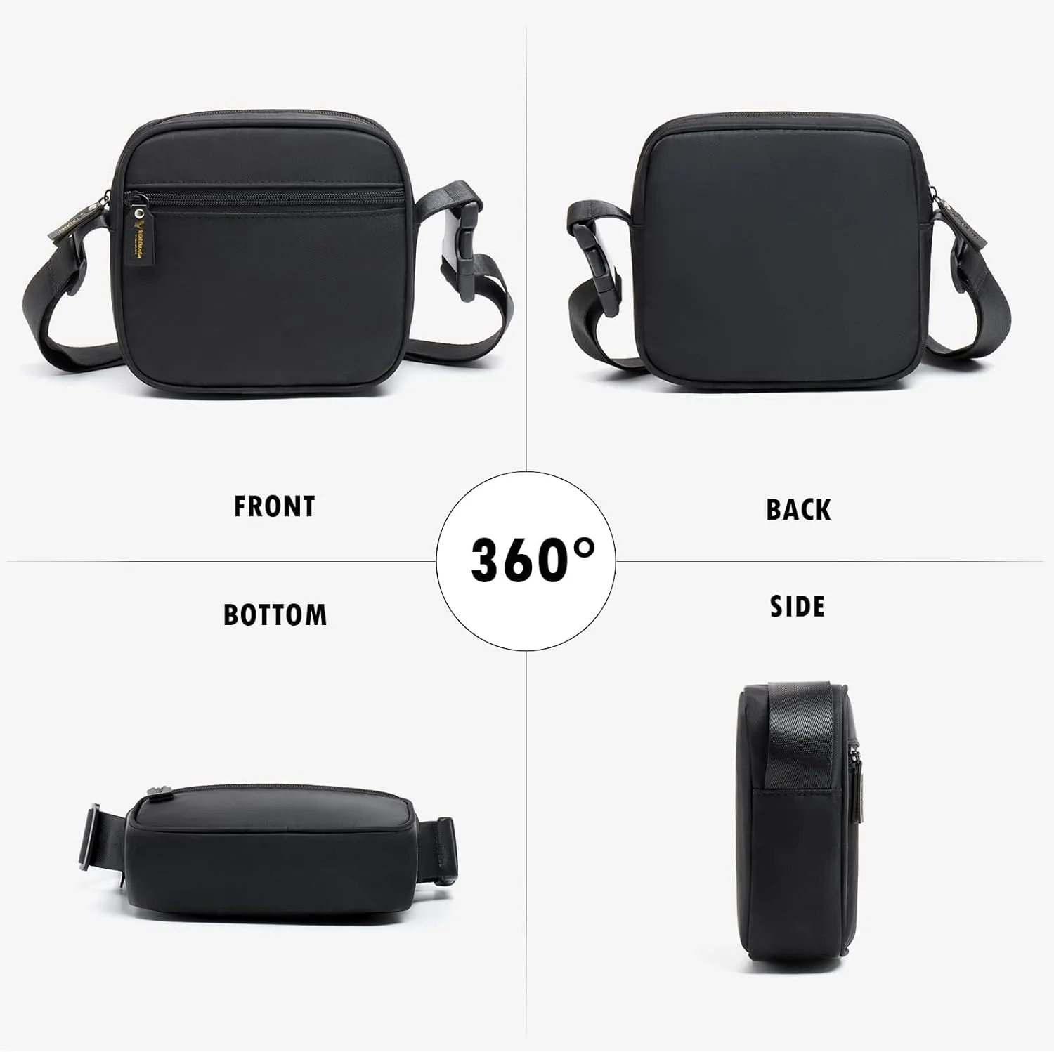 Small Crossbody Bags for Women Waterproof Adjustable Sling for Travel & Everyday Use