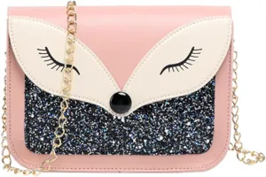 Small Crossbody Purse for Women Chain Shoulder Handbag Mini Cute Cross Body Bag with Detachable Chain Strap