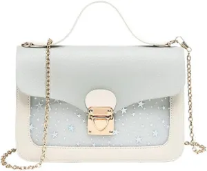 Small Crossbody Purse for Women Chain Shoulder Handbag Mini Cute Cross Body Bag with Detachable Chain Strap