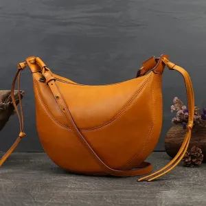 Small Hobo Bag Leather Hobo Crossbody Women's Leather Hobo Bags