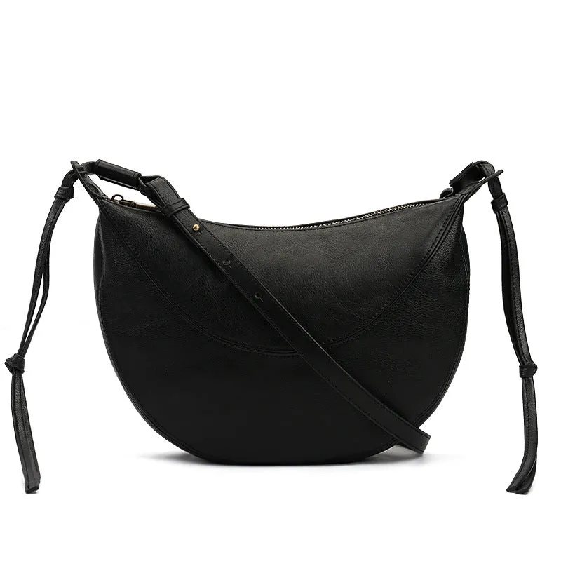 Small Hobo Bag Leather Hobo Crossbody Women's Leather Hobo Bags