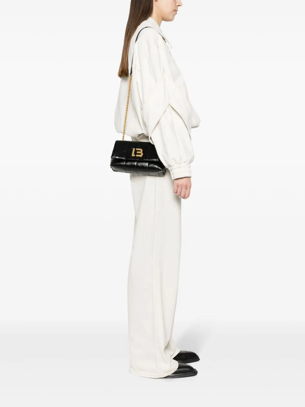 small leather flap bag