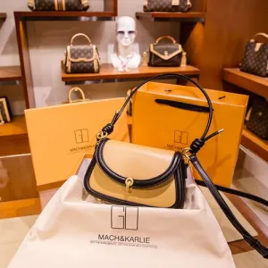 Small Leather Square Luxury Women Shoulder Messenger Bags