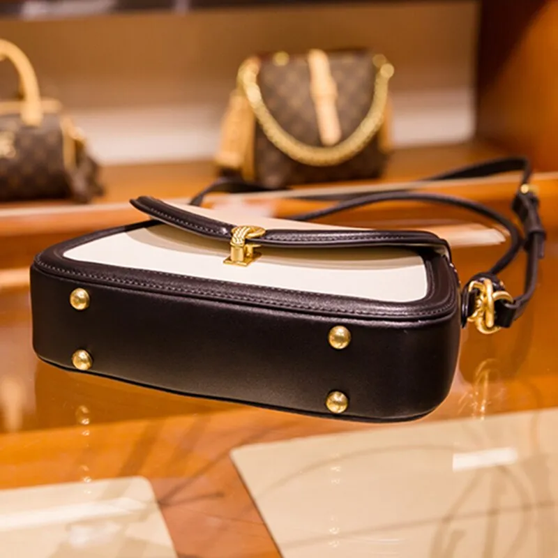 Small Leather Square Luxury Women Shoulder Messenger Bags