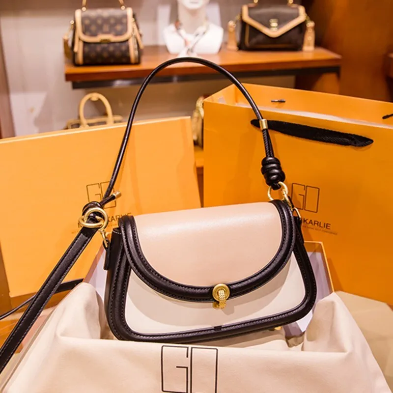 Small Leather Square Luxury Women Shoulder Messenger Bags