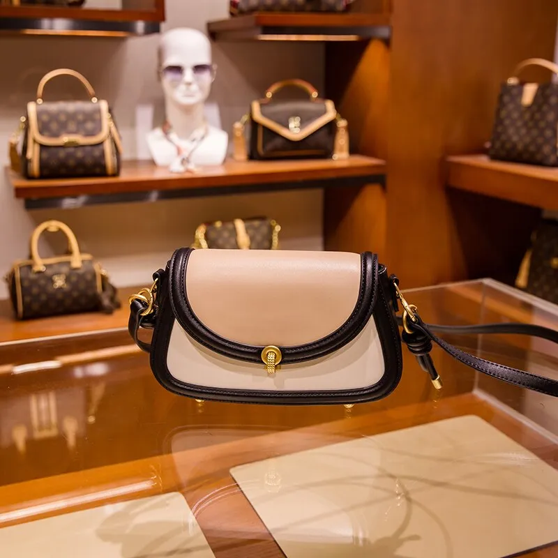 Small Leather Square Luxury Women Shoulder Messenger Bags