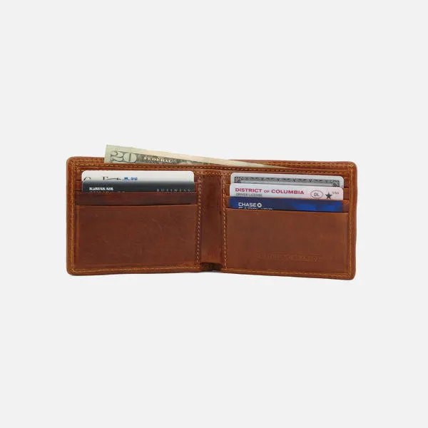 Smathers & Branson American Flag Needlepoint Bifold Wallet