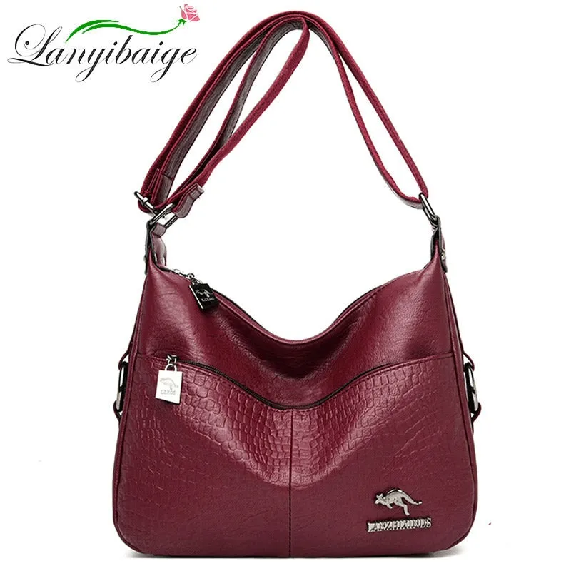 Soft Leather shoulder Bags