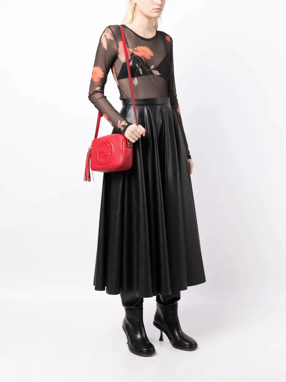 Soho Disco Red Shoulder Bag