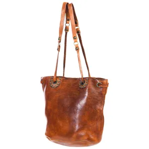 Spaghetti Western Swc138Atan Hobo Vintage Handmade Drum Dyed Genuine European Cowhide Leather Women Bag Western Handbag Purse