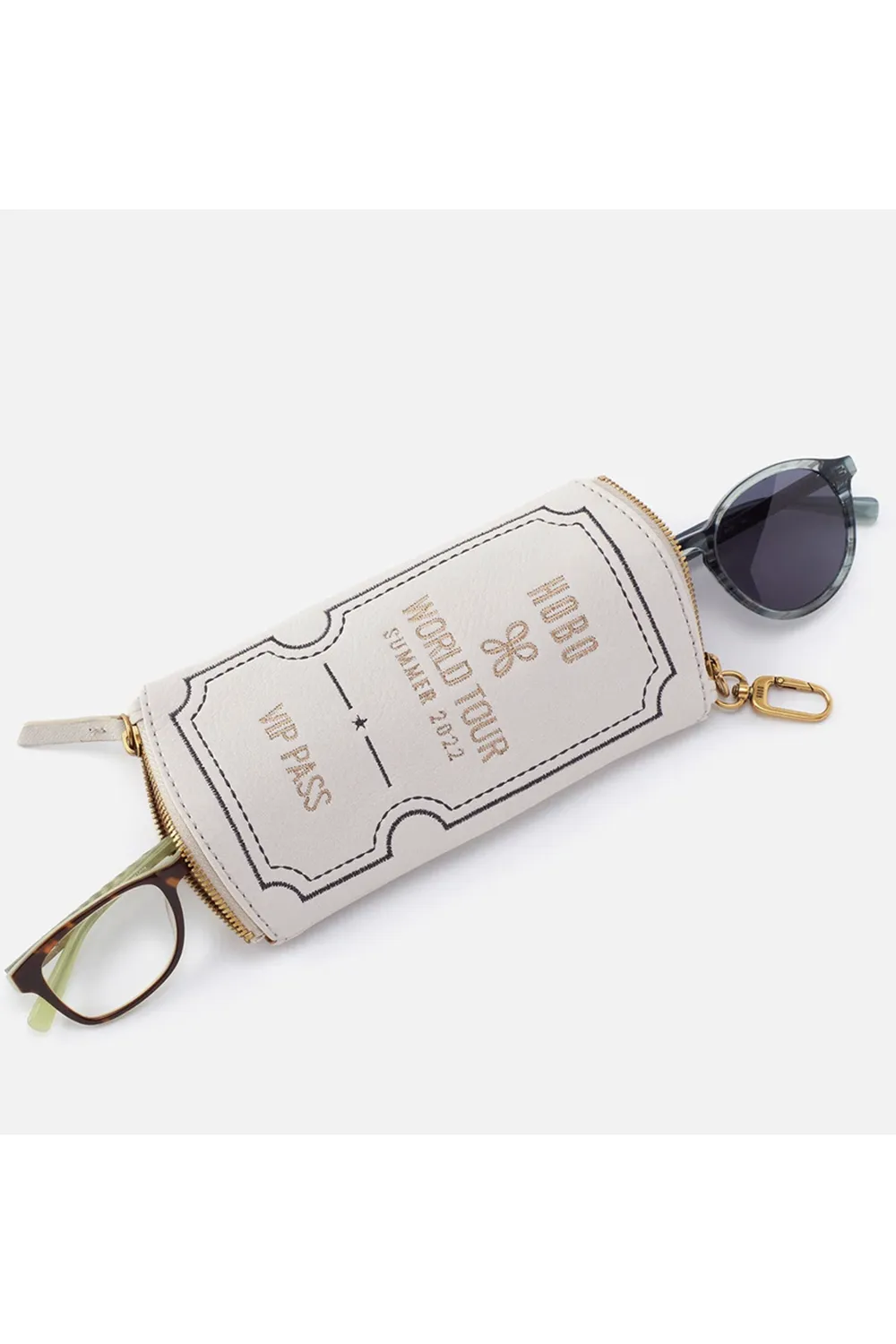 Spark Eyeglass Case - Velvet Hide Powder White *Music Edition