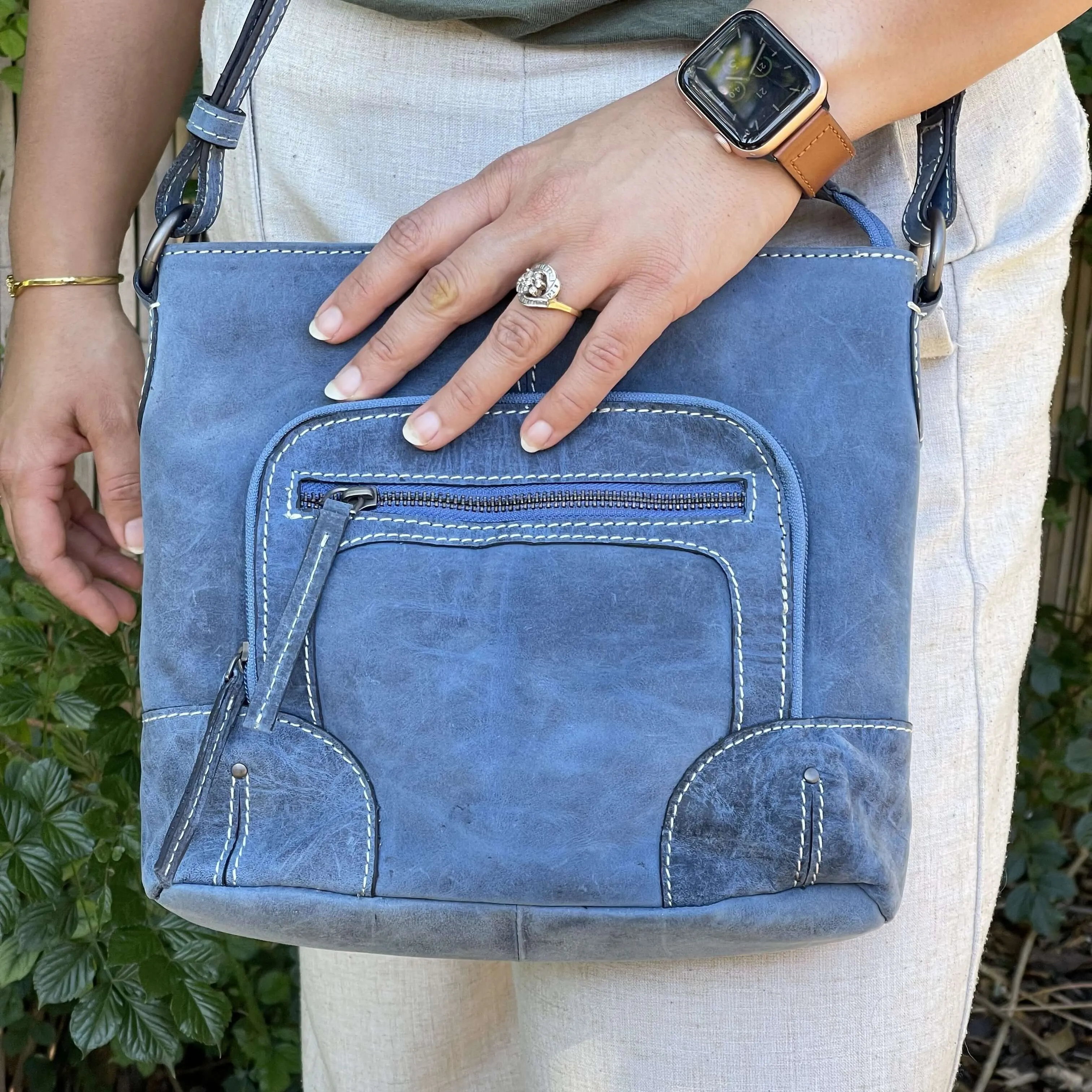 Stella Crossbody Bag Blue - KALGHI