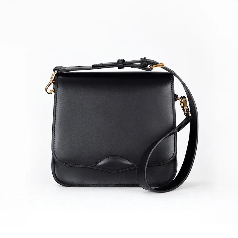 Stylish Ladies Black Leather Handbags Shoulder Bag Purses for Women