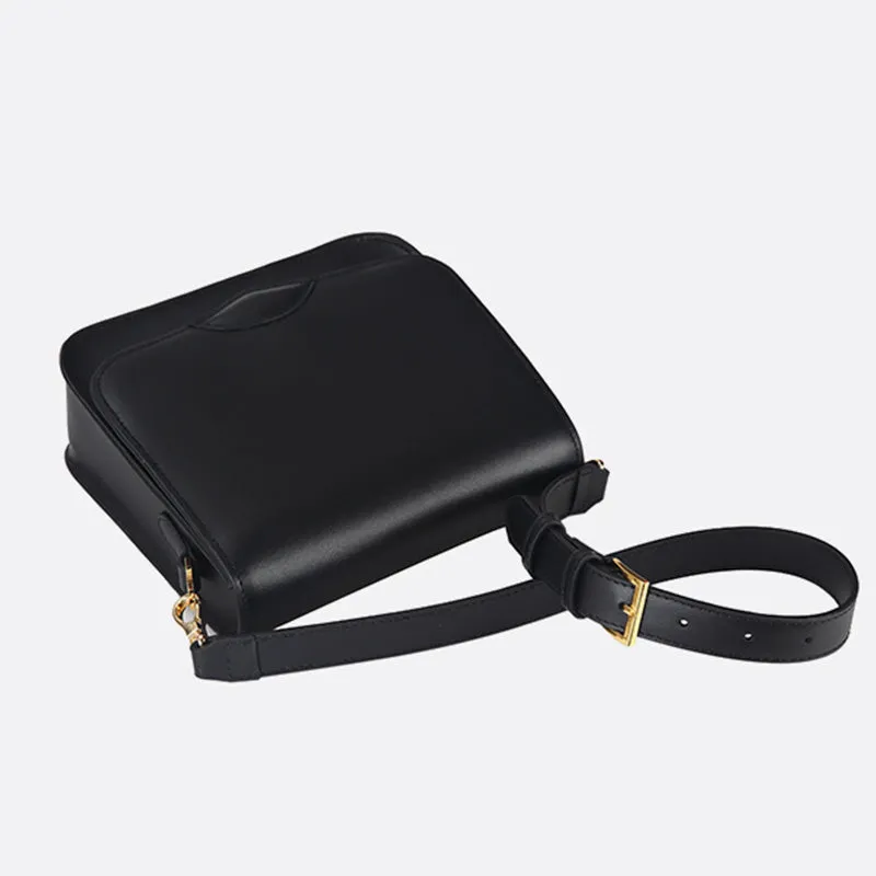 Stylish Ladies Black Leather Handbags Shoulder Bag Purses for Women