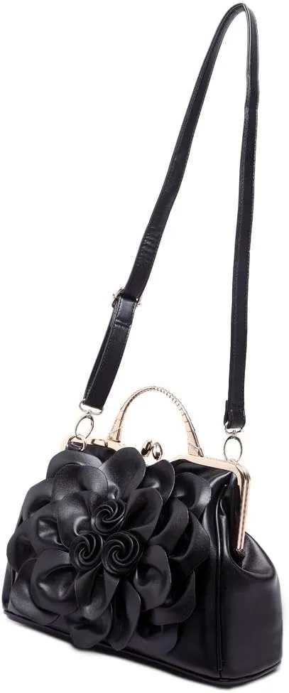 SUNROLAN Women's Evening Clutches Handbags Formal Party Wallets Wedding Purses Wristlets Ethnic Totes Satchel