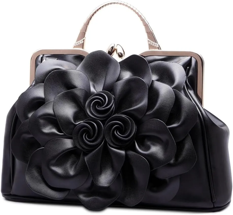 SUNROLAN Women's Evening Clutches Handbags Formal Party Wallets Wedding Purses Wristlets Ethnic Totes Satchel