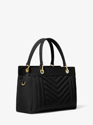 Susan Medium Quilted Leather Satchel