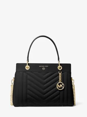 Susan Medium Quilted Leather Satchel