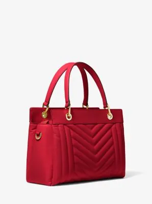 Susan Medium Quilted Leather Satchel