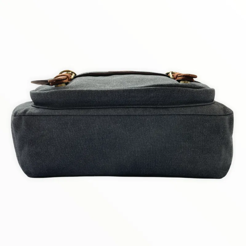 Tasche Canvas & Leather Messenger Bag 15 inch