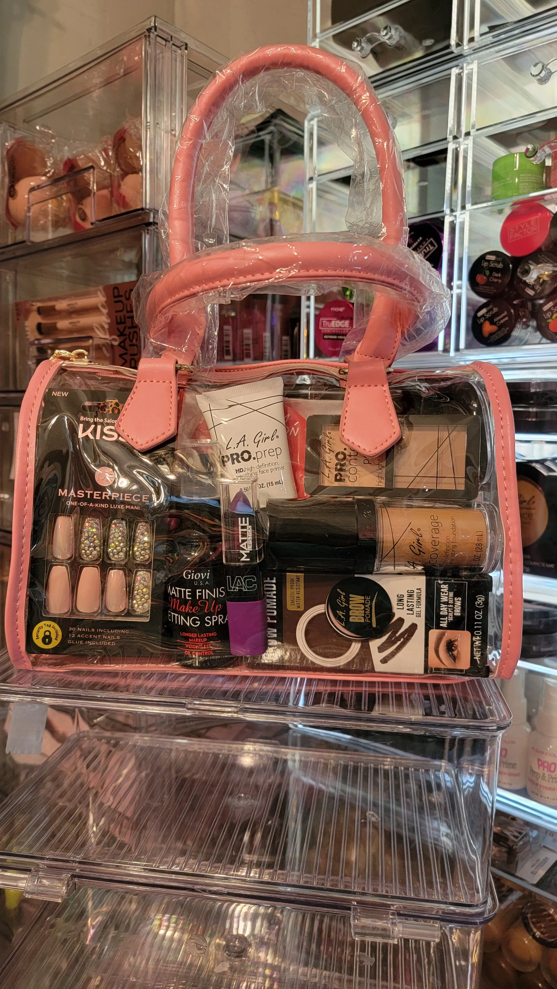 THE LUXE NK GLAM FLY GIRL BEAUTY COLLECTION -  GLAM MAKE-UP COSMETIC BAGS - GLAM100