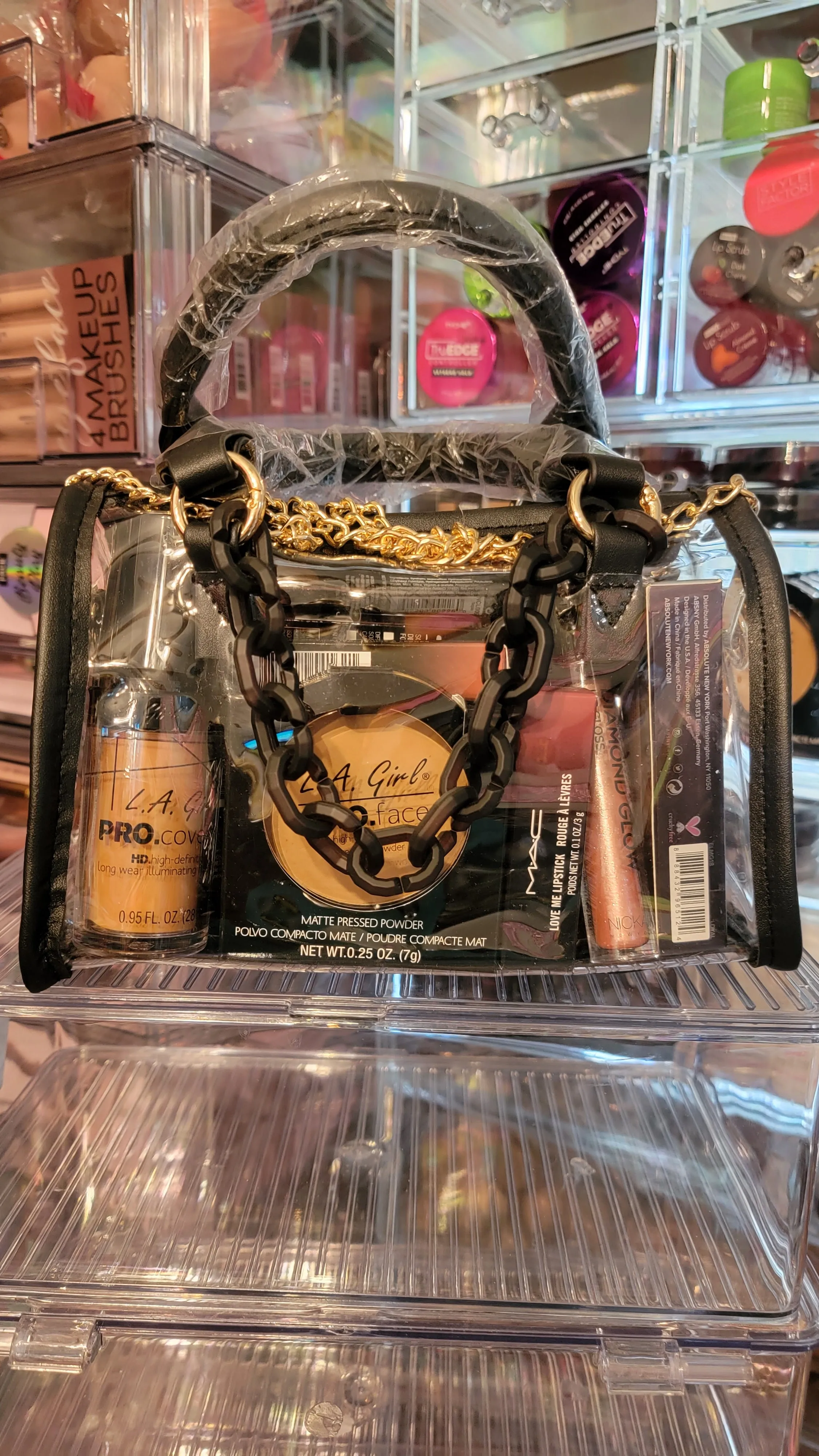 THE LUXE NK GLAM FLY GIRL BEAUTY COLLECTION -  GLAM MAKE-UP COSMETIC BAGS - GLAM100