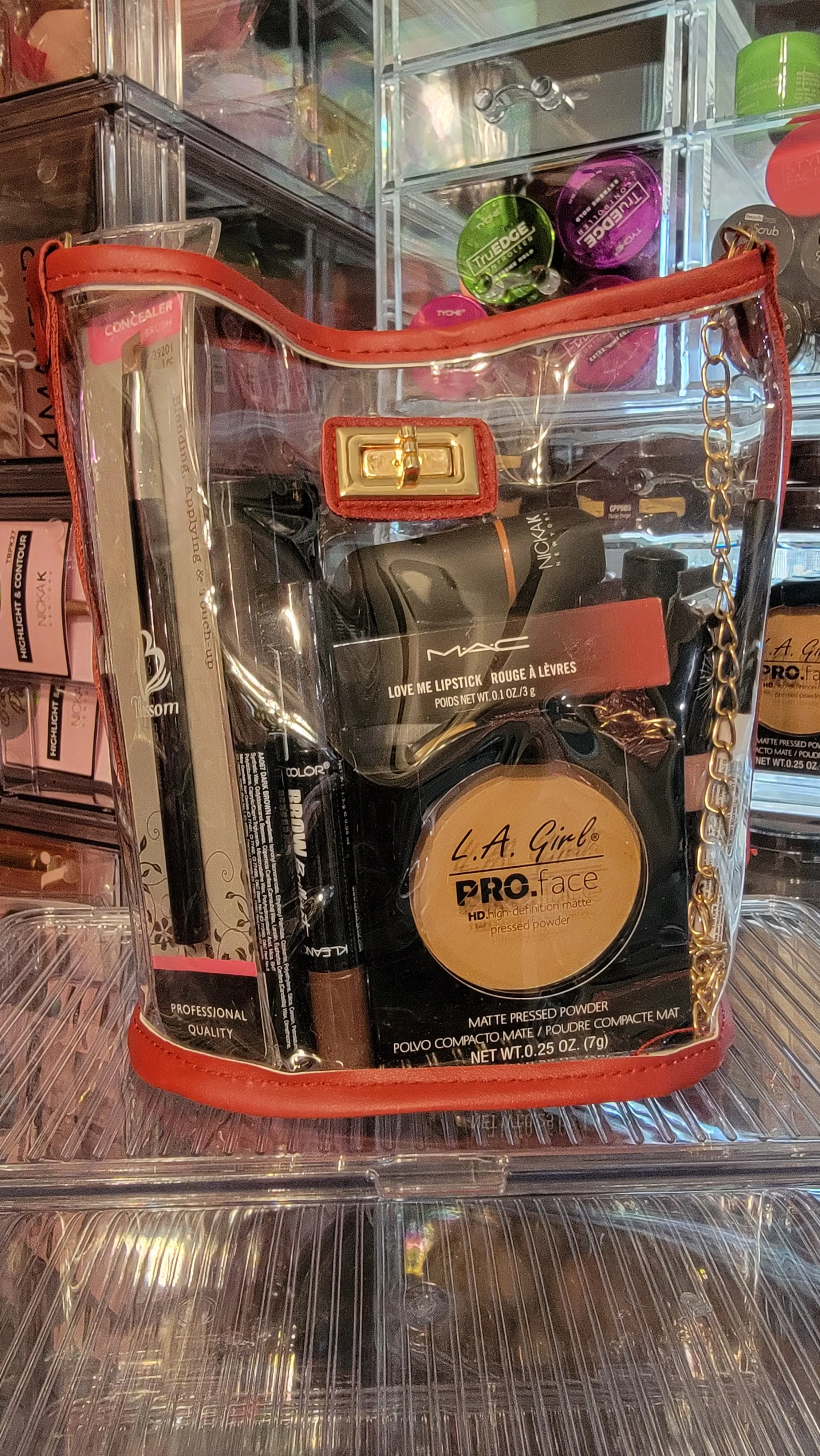 THE LUXE NK GLAM FLY GIRL BEAUTY COLLECTION -  GLAM MAKE-UP COSMETIC BAGS - GLAM100