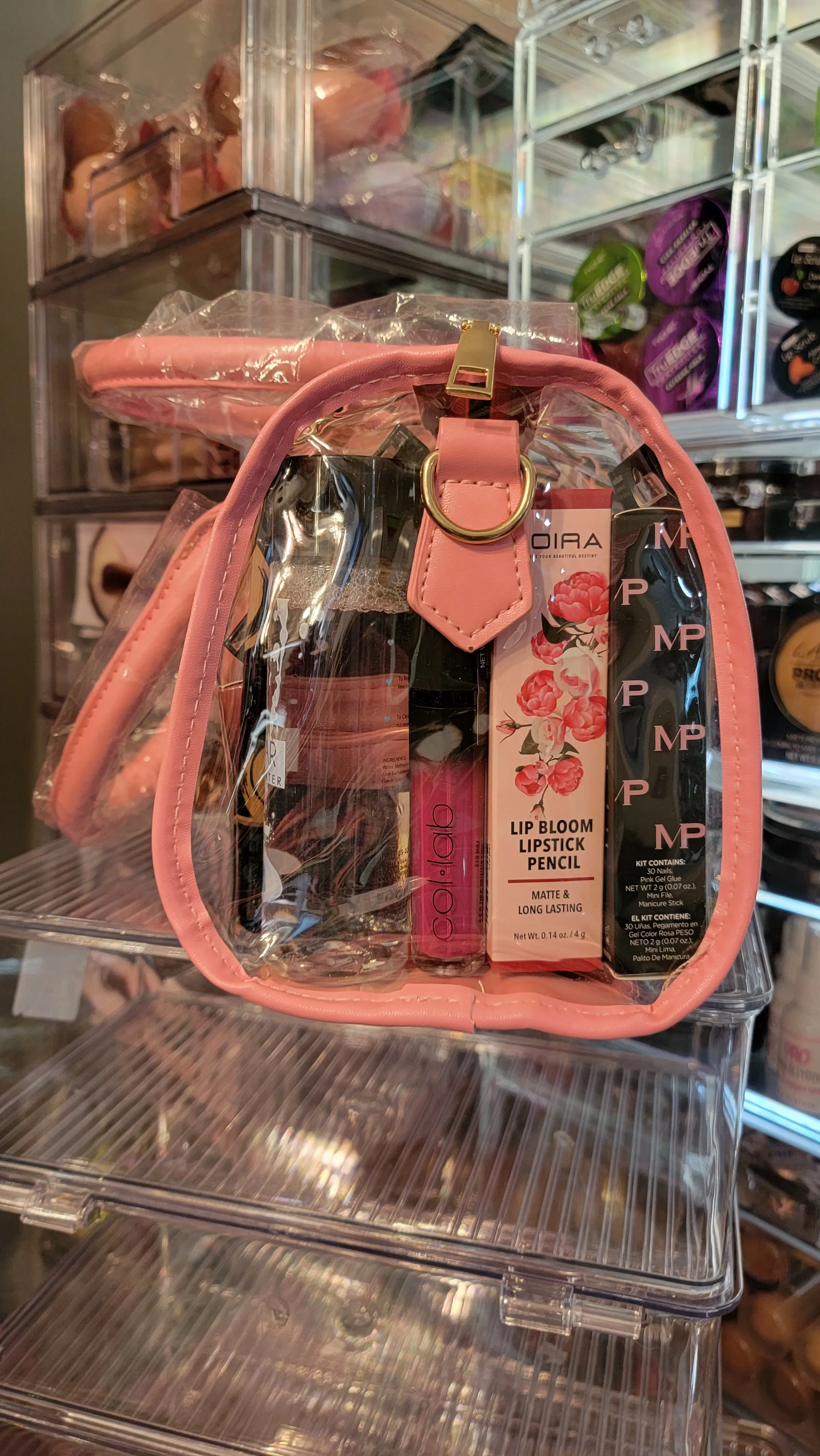 THE LUXE NK GLAM FLY GIRL BEAUTY COLLECTION -  GLAM MAKE-UP COSMETIC BAGS - GLAM100