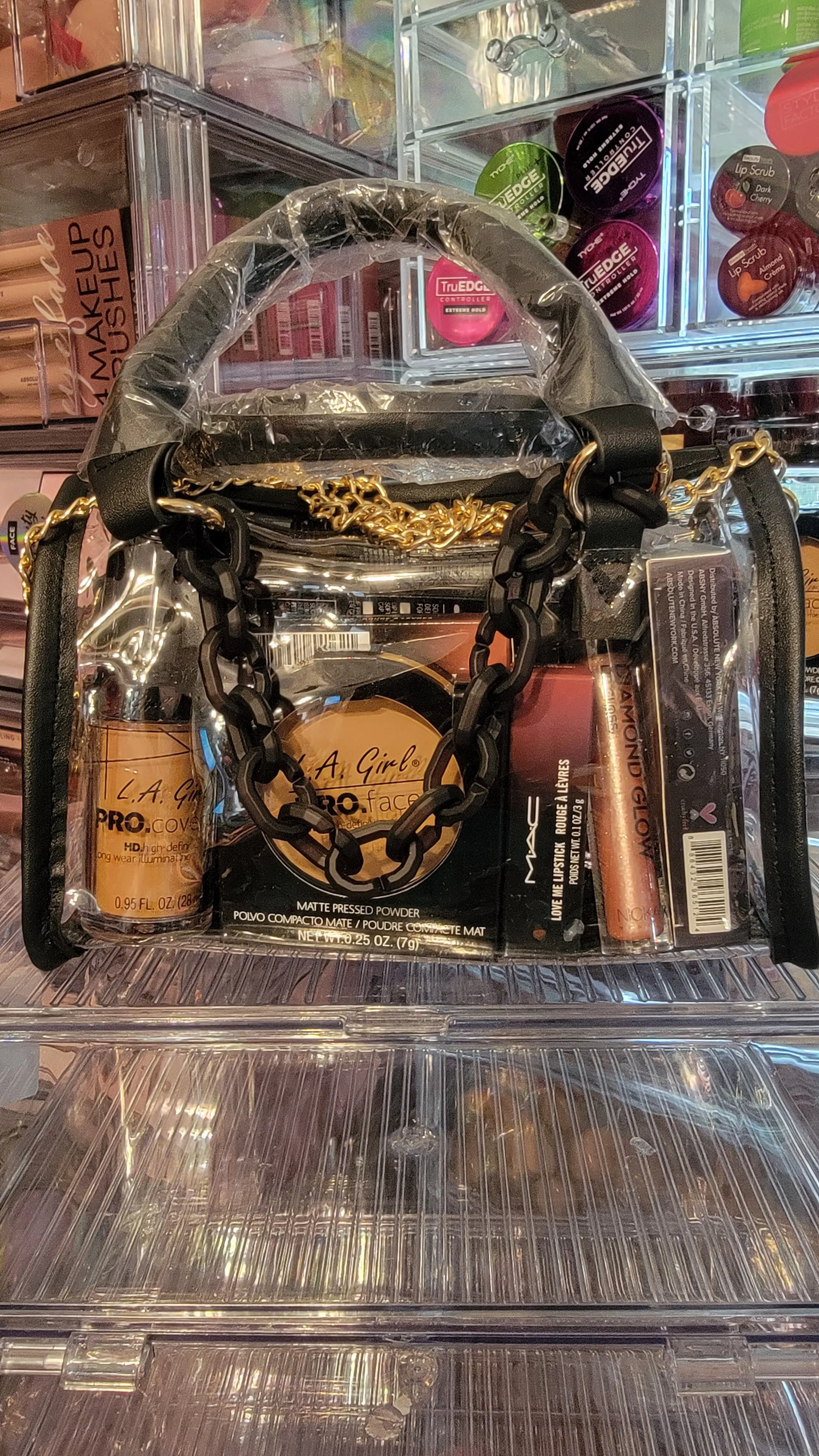 THE LUXE NK GLAM FLY GIRL BEAUTY COLLECTION -  GLAM MAKE-UP COSMETIC BAGS - GLAM100