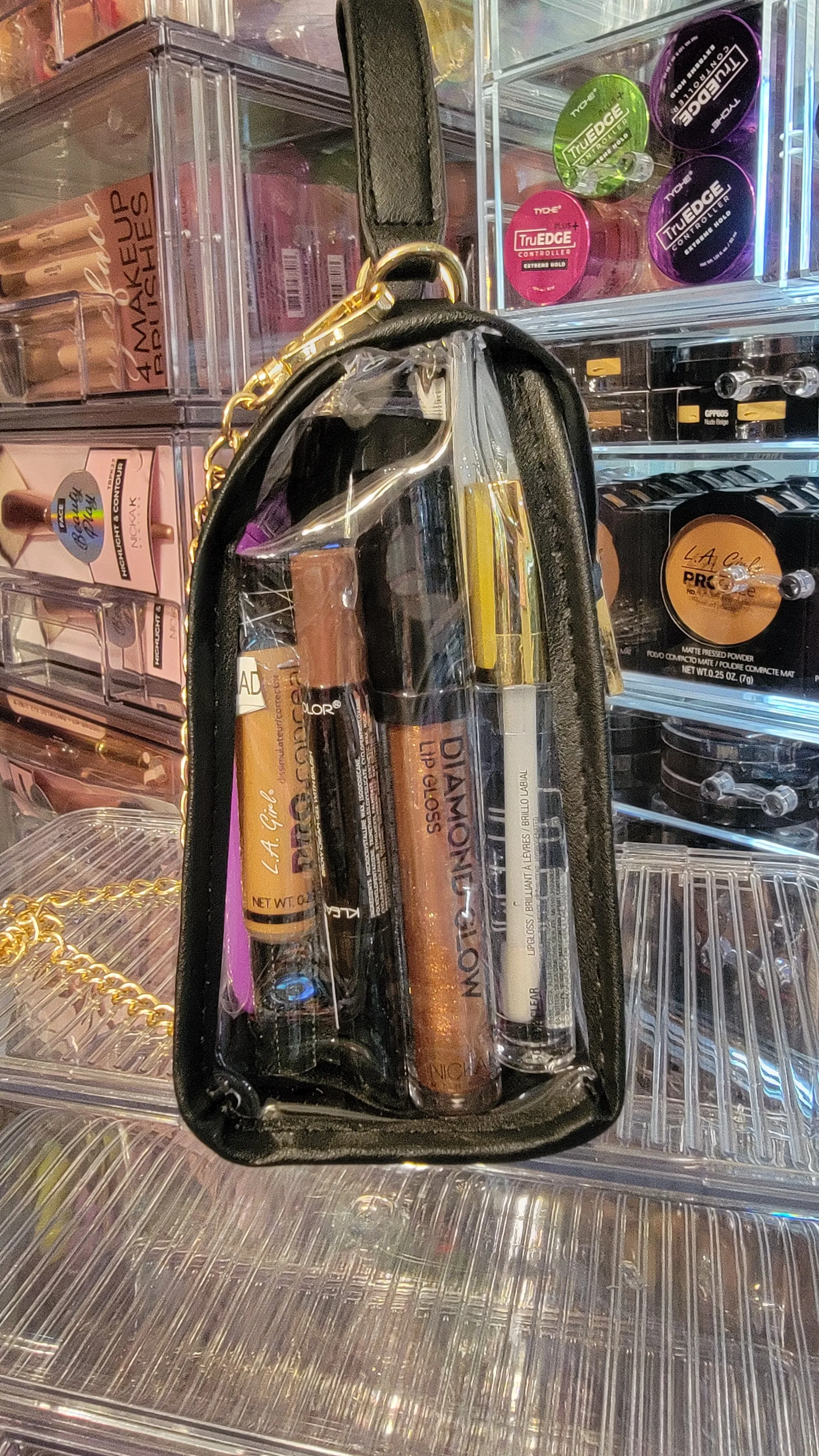 THE LUXE NK GLAM FLY GIRL BEAUTY COLLECTION -  GLAM MAKE-UP COSMETIC BAGS - GLAM100